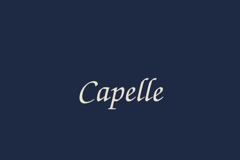 Capelle