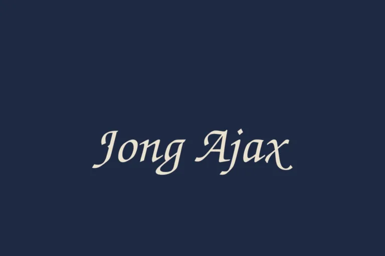 Jong Ajax