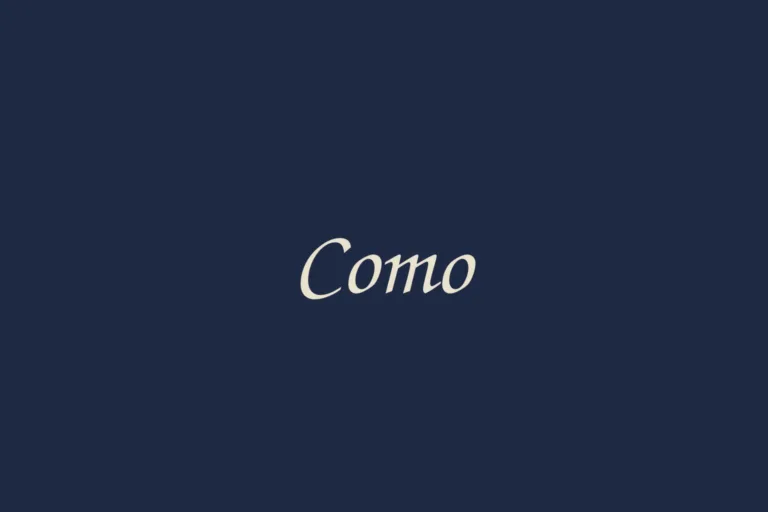 Como