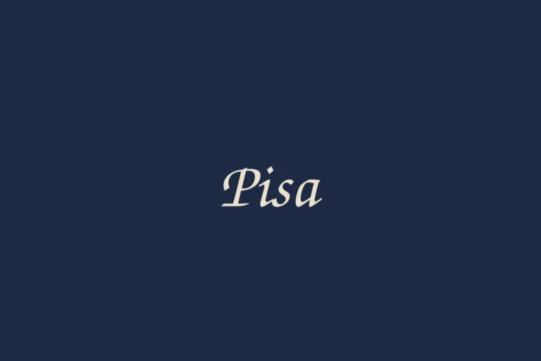 Pisa
