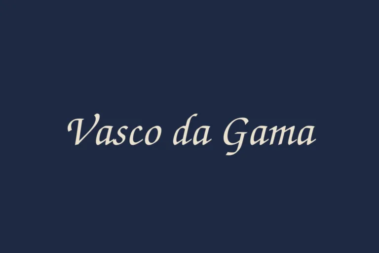 Vasco Da Gama
